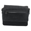 GUCCI GG Canvas Shoulder Bag Black 28562 Auth bs35748-2