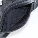 GUCCI GG Canvas Shoulder Bag Black 28562 Auth bs35748-24