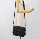GUCCI GG Canvas Shoulder Bag Black 28562 Auth bs35748-26