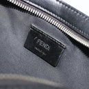 FENDI Zucca Shoulder Bag PVC Leather Black Silver 7M0286 Auth bs35750-16