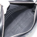 FENDI Zucca Shoulder Bag PVC Leather Black Silver 7M0286 Auth bs35750-17