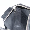 FENDI Zucca Shoulder Bag PVC Leather Black Silver 7M0286 Auth bs35750-19