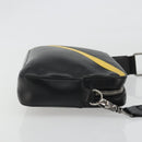 FENDI Zucca Shoulder Bag PVC Leather Black Silver 7M0286 Auth bs35750-4