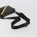 FENDI Zucca Shoulder Bag PVC Leather Black Silver 7M0286 Auth bs35750-7