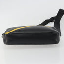 FENDI Zucca Shoulder Bag PVC Leather Black Silver 7M0286 Auth bs35750-9