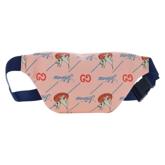 GUCCI x Jetson Waist bag PVC Pink 502095 Auth bs35751M