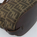 FENDI Zucca Hand Bag Black 15822 Auth bs35752-16