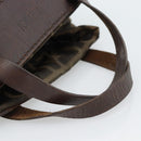 FENDI Zucca Hand Bag Black 15822 Auth bs35752-7