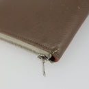 HERMES Azap Classic Long Wallet Leather Brown Auth bs35755-14