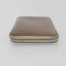 HERMES Azap Classic Long Wallet Leather Brown Auth bs35755-4