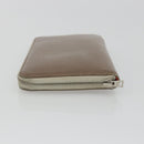 HERMES Azap Classic Long Wallet Leather Brown Auth bs35755-5
