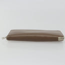HERMES Azap Classic Long Wallet Leather Brown Auth bs35755-7