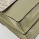 FENDI Zucca Shoulder Bag Ivory Gold 8BT283 Auth bs35756A-14