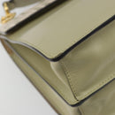 FENDI Zucca Shoulder Bag Ivory Gold 8BT283 Auth bs35756A-16