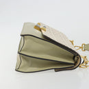 FENDI Zucca Shoulder Bag Ivory Gold 8BT283 Auth bs35756A-3
