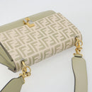 FENDI Zucca Shoulder Bag Ivory Gold 8BT283 Auth bs35756A-6