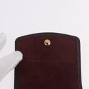 LOUIS VUITTON Taiga Buton de Manchette Cuffs Ardoise Silver M30566 Auth bs35759-9