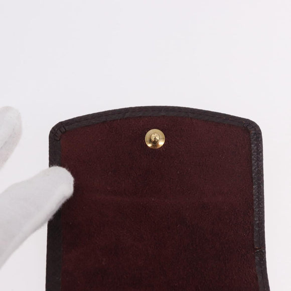 LOUIS VUITTON Taiga Buton de Manchette Cuffs Ardoise Silver M30566 Auth bs35759