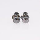 LOUIS VUITTON Taiga Buton de Manchette Cuffs Ardoise Silver M30566 Auth bs35759-20