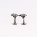 LOUIS VUITTON Taiga Buton de Manchette Cuffs Ardoise Silver M30566 Auth bs35759-23