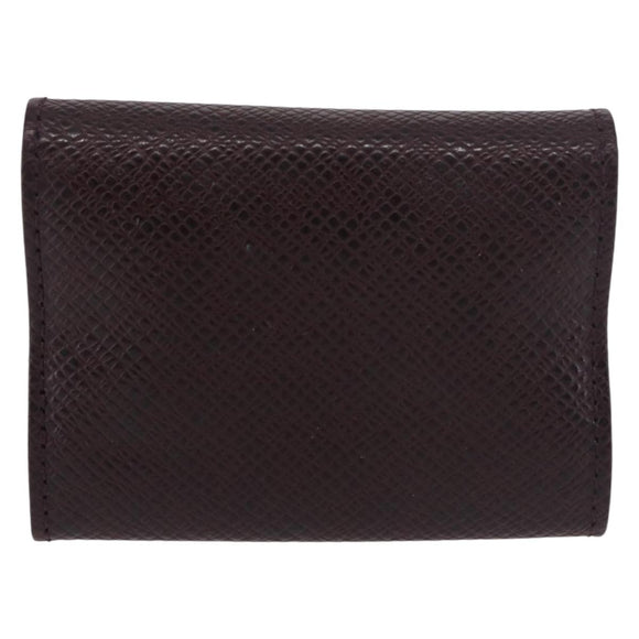 LOUIS VUITTON Taiga Buton de Manchette Cuffs Ardoise Silver M30566 Auth bs35759