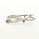 CHANEL Brooch Metal Silver CC Auth bs35760M-14