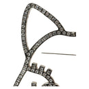 CHANEL Brooch Metal Silver CC Auth bs35760M-3