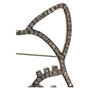 CHANEL Brooch Metal Silver CC Auth bs35760M-4