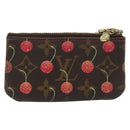 LOUIS VUITTON Monogram Cherry Pochette Cles Coin Purse M95042 LV Auth bs35761-2