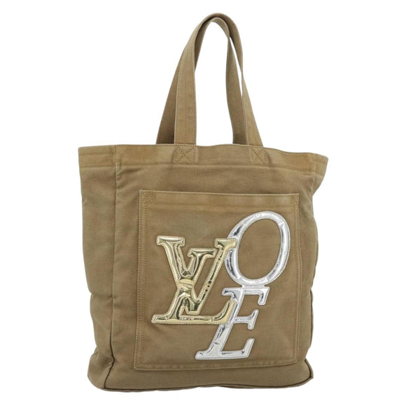 LOUIS VUITTON That's Love MM Tote Bag Canvas Brown M95466 LV Auth bs35762A