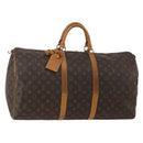 LOUIS VUITTON Monogram Keepall 55 Boston Bag M41424 LV Auth bs35764-1