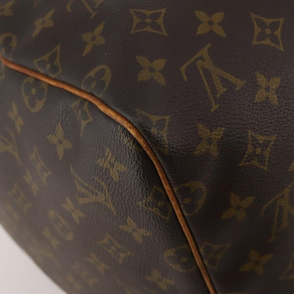 LOUIS VUITTON Monogram Keepall 55 Boston Bag M41424 LV Auth bs35764