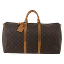 LOUIS VUITTON Monogram Keepall 55 Boston Bag M41424 LV Auth bs35764-13