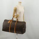 LOUIS VUITTON Monogram Keepall 55 Boston Bag M41424 LV Auth bs35764-22