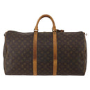 LOUIS VUITTON Monogram Keepall 55 Boston Bag M41424 LV Auth bs35764-2
