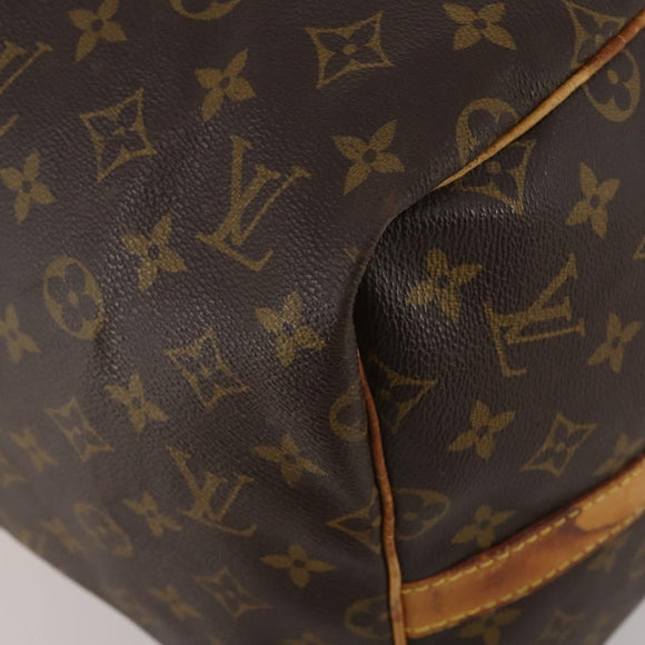 LOUIS VUITTON Monogram Keepall Bandouliere 55 Boston Bag M41414 LV Auth bs35765