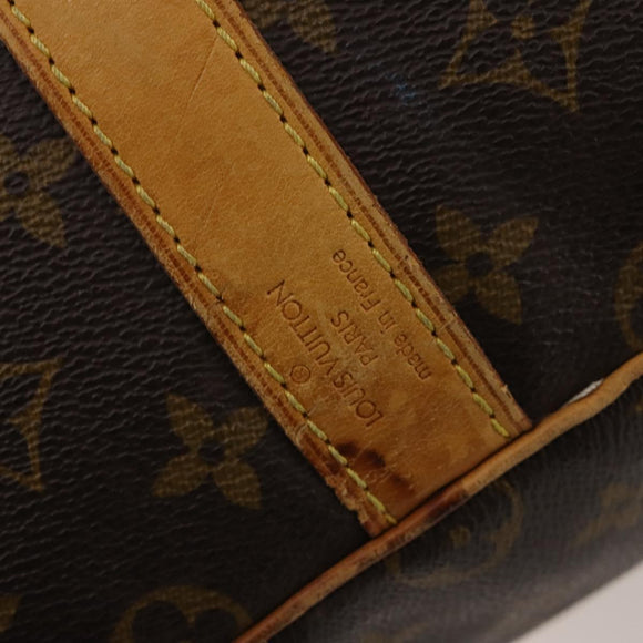 LOUIS VUITTON Monogram Keepall Bandouliere 55 Boston Bag M41414 LV Auth bs35765