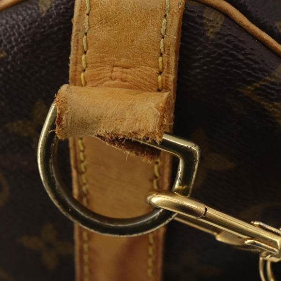 LOUIS VUITTON Monogram Keepall Bandouliere 55 Boston Bag M41414 LV Auth bs35765