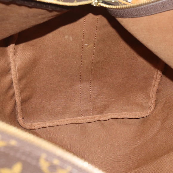 LOUIS VUITTON Monogram Keepall Bandouliere 55 Boston Bag M41414 LV Auth bs35765