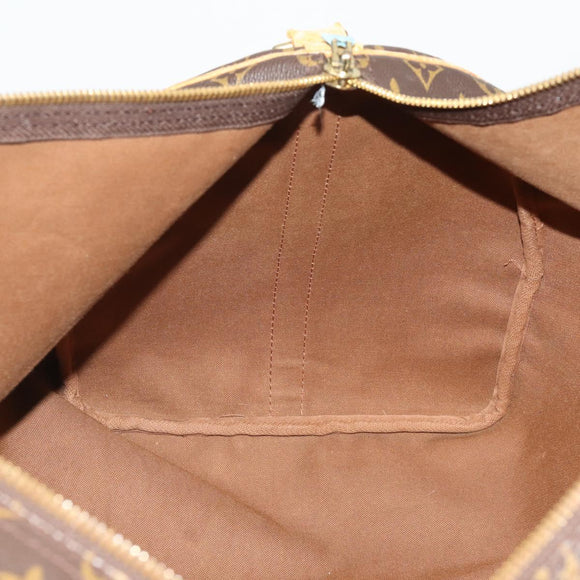 LOUIS VUITTON Monogram Keepall Bandouliere 55 Boston Bag M41414 LV Auth bs35765