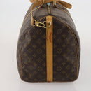 LOUIS VUITTON Monogram Keepall Bandouliere 55 Boston Bag M41414 LV Auth bs35765-4