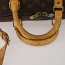 LOUIS VUITTON Monogram Keepall Bandouliere 55 Boston Bag M41414 LV Auth bs35765-8