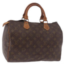 LOUIS VUITTON Monogram Speedy 30 Hand Bag M41526 LV Auth bs35766-1