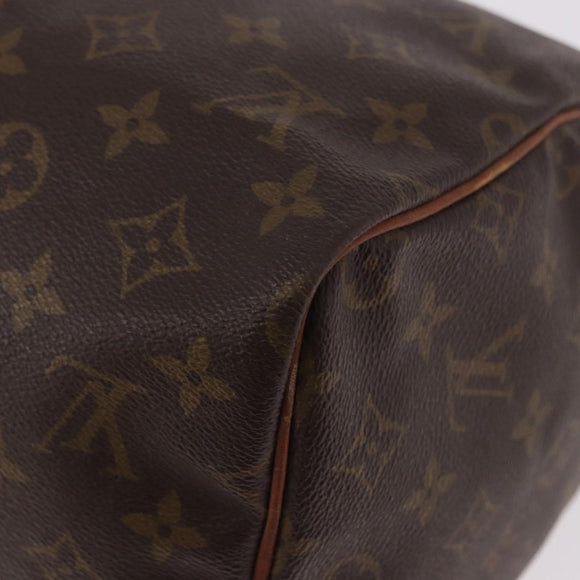 LOUIS VUITTON Monogram Speedy 30 Hand Bag M41526 LV Auth bs35766