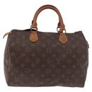 LOUIS VUITTON Monogram Speedy 30 Hand Bag M41526 LV Auth bs35766-13