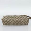 GUCCI GG Supreme Shoulder Bag PVC Beige Gold Auth bs35769-5