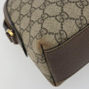 GUCCI GG Supreme Shoulder Bag PVC Beige Gold 499621 Auth bs35770-11