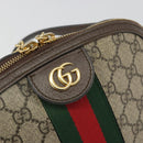 GUCCI GG Supreme Shoulder Bag PVC Beige Gold 499621 Auth bs35770-14