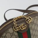 GUCCI GG Supreme Shoulder Bag PVC Beige Gold 499621 Auth bs35770-15