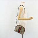 GUCCI GG Supreme Shoulder Bag PVC Beige Gold 499621 Auth bs35770-23